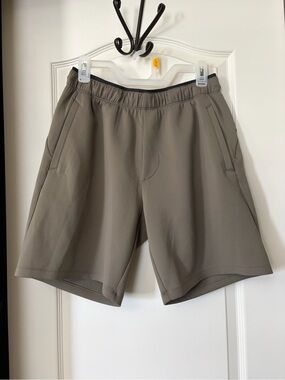 Men's BradyAthletic Shorts in Taupe - Lightweight Performance Medium